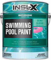 🏊 insl-x waterborne semi-gloss royal blue pool paint - 1 gallon: top-quality acrylic formula for long-lasting pool surfaces logo