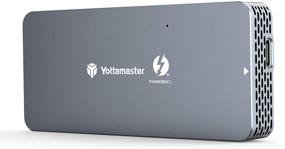 img 4 attached to 💪 Powerful Yottamaster Thunderbolt 3 SSD Enclosure for Lightning-Fast NVMe SSD with Intel Certified Thunderbolt Cable Included