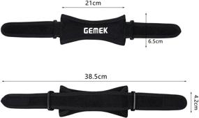 img 1 attached to 💪 GEMEK Patella Knee Strap Set & Knee Brace Support: Effective Pain Relief and Stabilizer for Running, Soccer, Basketball, Volleyball – Adjustable Tendon Support Strap Band for Osgood-Schlatter