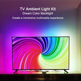 img 3 attached to 📺 WESIRI Ambient TV Kit: Enhance Your Viewing Experience with Dream Screen 4K HDTV Computer Backlight Background Lighting