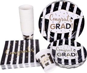 img 3 attached to SEO-Optimized Graduation Supplies: Disposable Dinnerware and Decorations