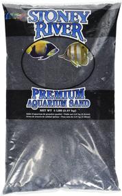 img 2 attached to 🐠 Estes' Gravel Products AES06606 Marine Sand Black for Aquarium, 5-Pound: Premium substrate for thriving aquatic environments