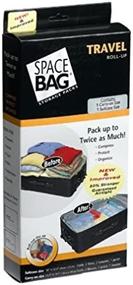 img 2 attached to 👜 Space Bag BRS-9120ZG Travel Roll Bags: 2 Pack - Carry-On and Suitcase Size Bag Combo