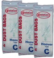 🧹 12-pack envirocare vacuum cleaner dust bags for hoover type c convertible upright - replacement bags логотип