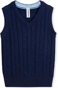 img 4 attached to 👕 Benito Benita Boys' Clothing V Neck Sweater in Uniform Style at Sweaters