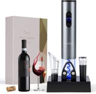 🍷 top gifts for men - dad, 5-in-1 electric wine bottle opener, ideal anniversary gift, perfect present for husband, boyfriend, grandpa, brother логотип