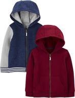 simple joys carters 2 pack hoodies - stylish boys' fashion hoodies & sweatshirts logo