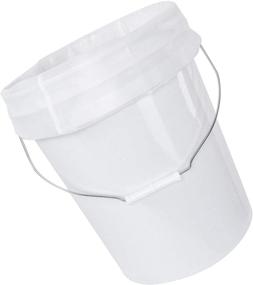 img 2 attached to 🍯 Rural365 5-Gallon Bucket Honey Strainer Bags - 2 Pack of Washable Filter Bags with 400 Micron Filter Fabric for Efficient Honey Filtration