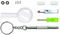 eyeglass repair emergency storage screwdriver logo