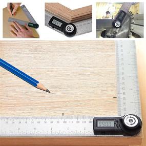 img 2 attached to 🔧 High-Performance Protractor for Automotive, Construction, Woodworking, and Machining Applications