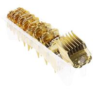 🔶 gold magnetic hair clipper guards guides - wahl clippers - sizes 1/8" to 1 - 10 pcs logo