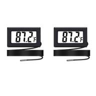 🌡️ veanic 2pcs aquarium thermometer for precise fish tank & reptile terrarium temperature monitoring - fahrenheit (℉) logo