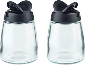 img 4 attached to 🧂 Moisture-Proof Salt and Pepper Shakers: MILEKE Condiment Holders 150ML, 2-Pack