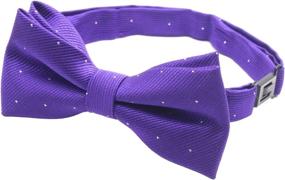 img 1 attached to 🐾 Handcrafted Pet Bow Tie - Adjustable Neck Tie, Fashion Polka Dots Bowtie Dog Collar Necktie Kitty Puppy Grooming Accessories for Doggie Cat Pack of 6, Multi-Colored, 10"-17