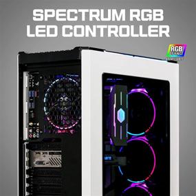 img 3 attached to 💻Корпус для игрового ПК Zalman Mid Tower (X3 белый): Полный контроль RGB LED вентиляторов с адресной поддержкой - конструкция без необходимости использования инструментов