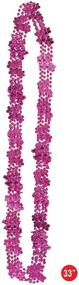 img 1 attached to 🌺 Beistle 18 Piece Pink Flamingo and Hibiscus Beaded Necklaces - Hawaiian Tropical Luau Party Favor Supplies (33 inches)