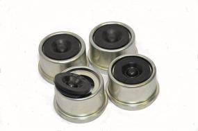 img 1 attached to 🔧 Premium Relube Grease/Dust Cap Set (4 pcs) for 2,000-3,500lb Trailer Wheel Hubs - DC200L-DCRP