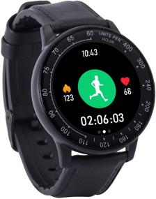 img 2 attached to 💪 SUNROAD Smart Touch Screen Health & Fitness Tracker: Activity, Blood Pressure & Oxygen Sports Watch with Heart Rate Measurement, Message & Call Remind, Pedometer, Calorie, Bluetooth, Sleep Monitor