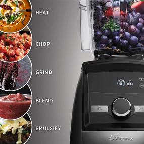img 1 attached to 🍹 Vitamix A3300 Ascent Series Smart Blender: Professional-Grade with 64 oz. Low-Profile Container in Black