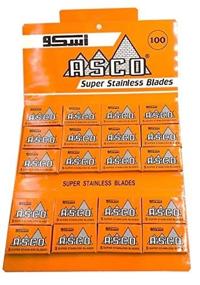 img 2 attached to 💯 Super Stainless Razor Blades, 100 Blades by Asco