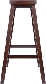 img 2 attached to 🪑 Winsome 94089 Satori Stool, 29-inch, Walnut - Enhancing SEO