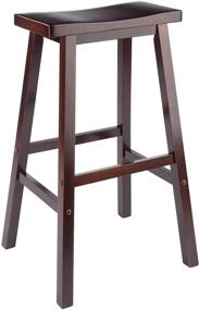 img 4 attached to 🪑 Winsome 94089 Satori Stool, 29-inch, Walnut - Enhancing SEO