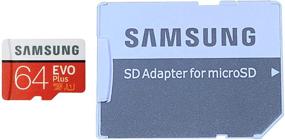 img 3 attached to 📷 Samsung 64GB Evo Plus MicroSD-карта (пакет из 5 штук EVO+) Класс 10 SDXC-карта памяти с адаптером (MB-MC64) в комплекте с Micro & SD Card Reader от Everything But Stromboli (1 шт.) - Набор для высокоемкостного хранения.