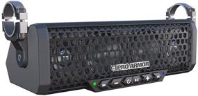 img 2 attached to 🔊 Высокопроизводительная звуковая панель Pro Armor-AU51040 с 4 динамиками и технологией Bluetooth в элегантном черном дизайне