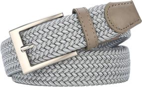 img 3 attached to 👔 Explore the Premium Lavemi Braided Woven 35 23590 1 Men's Accessories Belt Collection