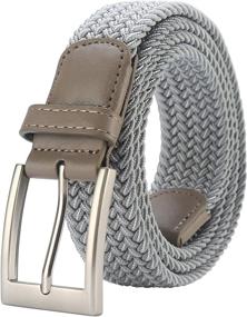 img 4 attached to 👔 Explore the Premium Lavemi Braided Woven 35 23590 1 Men's Accessories Belt Collection