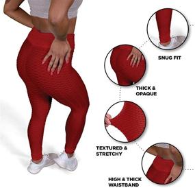 img 2 attached to Firm, Flattering & Figure-Enhancing: Perfect Sculpt 🍑 Anti Cellulite Compression Butt Lift Workout Leggings for Women