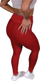 img 4 attached to Firm, Flattering & Figure-Enhancing: Perfect Sculpt 🍑 Anti Cellulite Compression Butt Lift Workout Leggings for Women