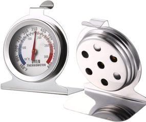 img 2 attached to 🌡️ Stainless Steel Kitchen Cooking Thermometer - OvenThermometer for BBQ, Baking, Grill, Fry Chef- Instant Read Thermometer (1 Piece)