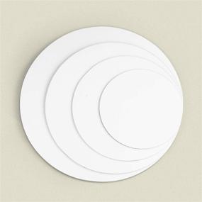 img 1 attached to Cake Boards White Round Circle