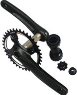 🚵 ganopper 170mm crankset | single speed mountain bike cycling road bike crank arm set | 30t 32t 34t 36t 38t options logo