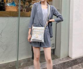 img 3 attached to 👜 Женская сумка с плечевым ремешком MKF Collection - сумка через плечо с регулируемым ремешком из искусственной кожи - сумка через плечо