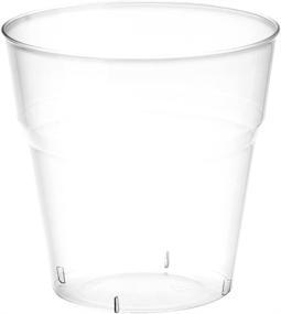 img 3 attached to 🍨 Enhance Crystal Clear Heavy Duty Plastic 8 Oz Dessert Cups, 100 Tumblers, Perfect for Weddings, Catering, Parties, Buffets, Events, or Daily Use, 5 Packs