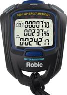 robic sc 757w memory stopwatch black логотип