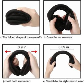 img 2 attached to 🎧 Foldable Earmuffs: Adjustable, Protective, and Warm for All!