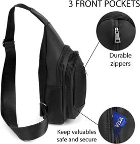 img 1 attached to Adjustable Westend Crossbody Sling Backpack for Optimal Comfort and Style