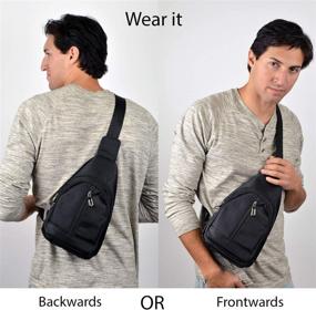 img 3 attached to Adjustable Westend Crossbody Sling Backpack for Optimal Comfort and Style