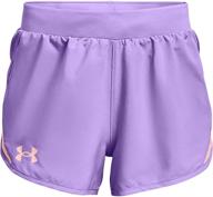 ultimate performance: under armour girls' fly by shorts logo
