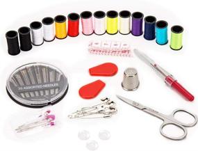 img 3 attached to 🧵 Okom Sewing Kit for Adults - 68Pcs Thread, Accessories & Supplies for Home, DIY, Travel
