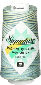 img 1 attached to Signature Cotton Quilting Thread Variegated Sewing in Thread & Floss