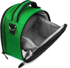 img 2 attached to Classy Forest Green Carrying Case Bag for Panasonic LUMIX Series Cameras - VanGoddy Laurel