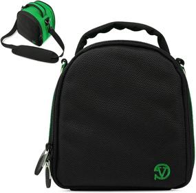 img 4 attached to Classy Forest Green Carrying Case Bag for Panasonic LUMIX Series Cameras - VanGoddy Laurel