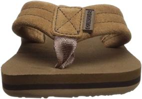 img 3 attached to Kids Carver Suede Flip Flop Sandal by Quiksilver for Youth