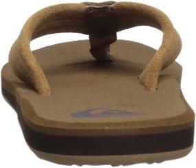 img 2 attached to Kids Carver Suede Flip Flop Sandal by Quiksilver for Youth
