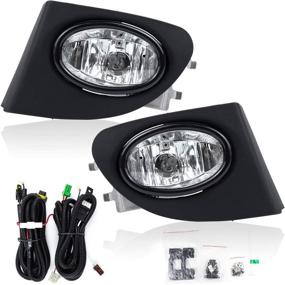 img 4 attached to RP Remarkable Power FL7040 Fog Light Kit | Perfect Fit For 2002-2005 Honda Civic Si Hatchback 3-Door EP3 Model | Clear Lens | HD195 Upgrade