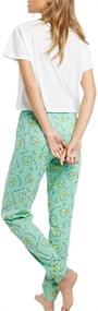 img 3 attached to Lveberw Avocado Pajamas Set: Women's Cute PJs with Sweatpants & Short Sleeves - Comfy Sleepwear Joggers!